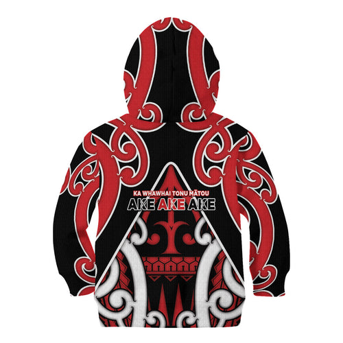 New Zealand Maori Language Week Kid Hoodie Mo Ake Tonu Te Reo