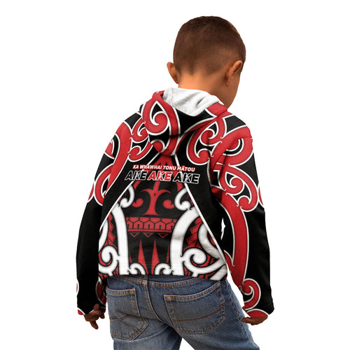 New Zealand Maori Language Week Kid Hoodie Mo Ake Tonu Te Reo