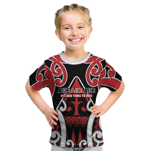 New Zealand Maori Language Week Kid T Shirt Mo Ake Tonu Te Reo