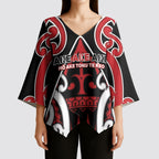 New Zealand Maori Language Week Kimono Sleeve Blouse Mo Ake Tonu Te Reo