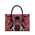 New Zealand Maori Language Week Leather Bag Mo Ake Tonu Te Reo