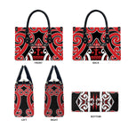 New Zealand Maori Language Week Leather Bag Mo Ake Tonu Te Reo
