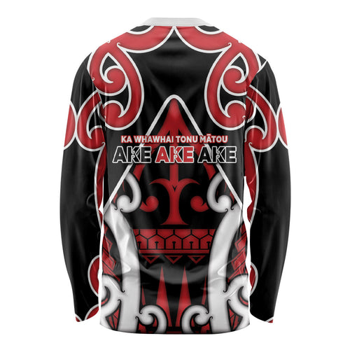 New Zealand Maori Language Week Long Sleeve Shirt Mo Ake Tonu Te Reo