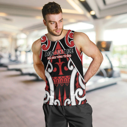 New Zealand Maori Language Week Men Tank Top Mo Ake Tonu Te Reo
