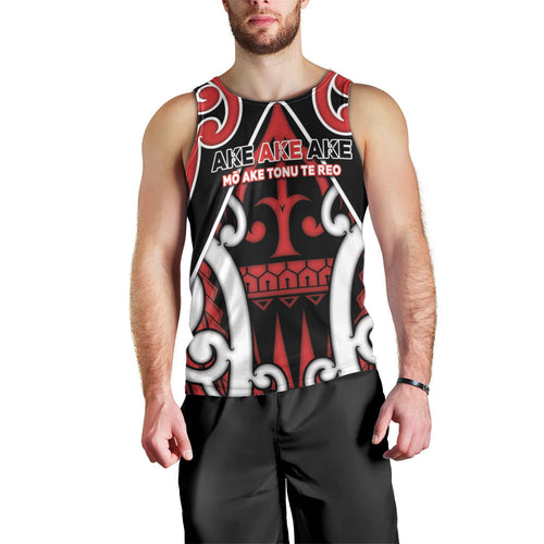 New Zealand Maori Language Week Men Tank Top Mo Ake Tonu Te Reo