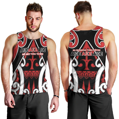 New Zealand Maori Language Week Men Tank Top Mo Ake Tonu Te Reo