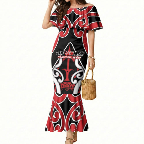New Zealand Maori Language Week Mermaid Dress Mo Ake Tonu Te Reo