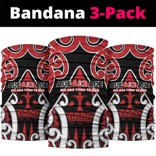 New Zealand Maori Language Week Neck Gaiter Mo Ake Tonu Te Reo