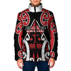 New Zealand Maori Language Week Padded Jacket Mo Ake Tonu Te Reo