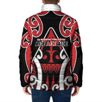New Zealand Maori Language Week Padded Jacket Mo Ake Tonu Te Reo