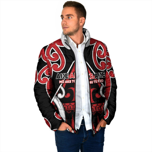 New Zealand Maori Language Week Padded Jacket Mo Ake Tonu Te Reo