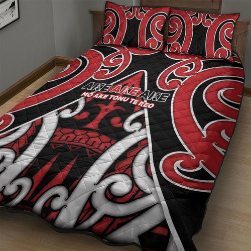 New Zealand Maori Language Week Quilt Bed Set Mo Ake Tonu Te Reo