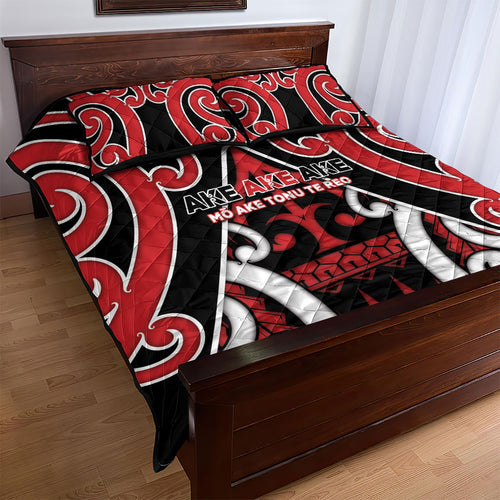 New Zealand Maori Language Week Quilt Bed Set Mo Ake Tonu Te Reo