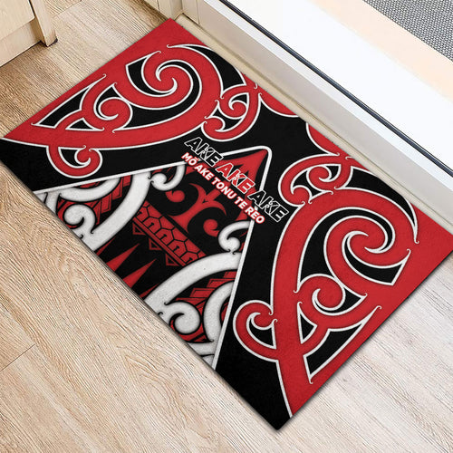 New Zealand Maori Language Week Rubber Doormat Mo Ake Tonu Te Reo