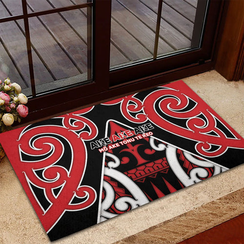 New Zealand Maori Language Week Rubber Doormat Mo Ake Tonu Te Reo