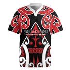 New Zealand Maori Language Week Rugby Jersey Mo Ake Tonu Te Reo