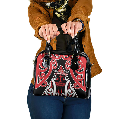 New Zealand Maori Language Week Shoulder Handbag Mo Ake Tonu Te Reo
