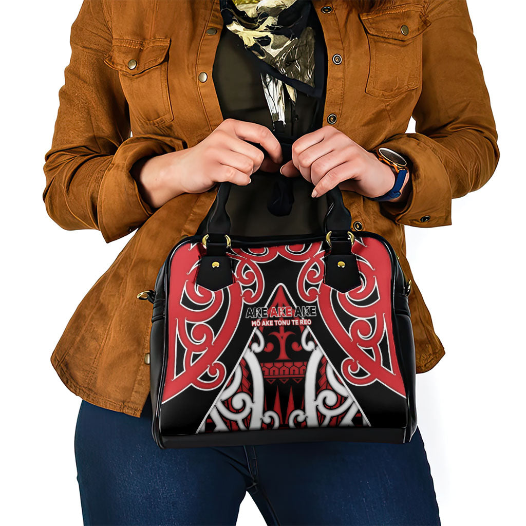 New Zealand Maori Language Week Shoulder Handbag Mo Ake Tonu Te Reo