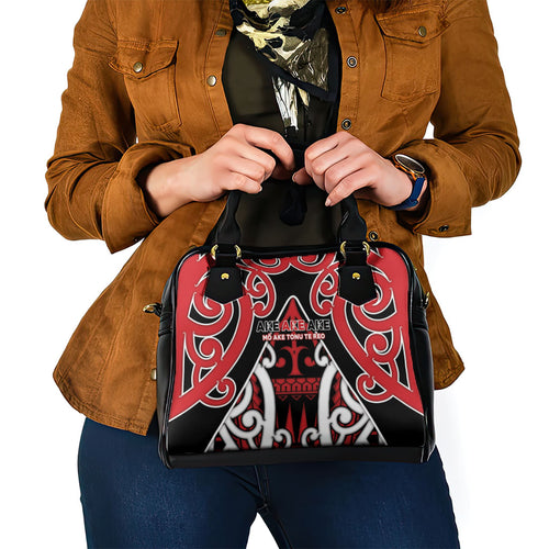 New Zealand Maori Language Week Shoulder Handbag Mo Ake Tonu Te Reo