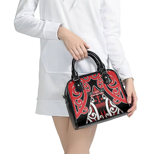New Zealand Maori Language Week Shoulder Handbag Mo Ake Tonu Te Reo
