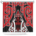 New Zealand Maori Language Week Shower Curtain Mo Ake Tonu Te Reo