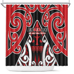 New Zealand Maori Language Week Shower Curtain Mo Ake Tonu Te Reo