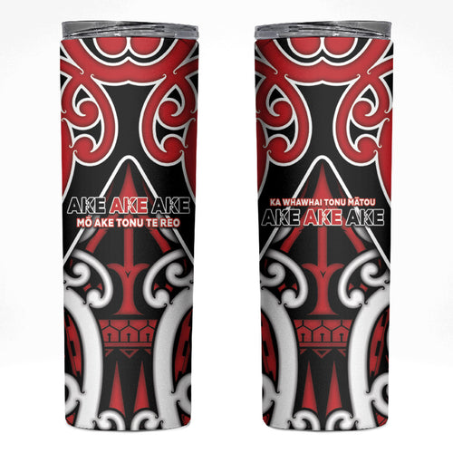 New Zealand Maori Language Week Skinny Tumbler Mo Ake Tonu Te Reo
