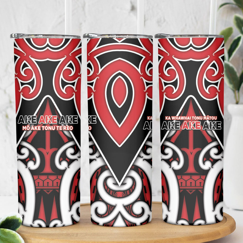 New Zealand Maori Language Week Skinny Tumbler Mo Ake Tonu Te Reo