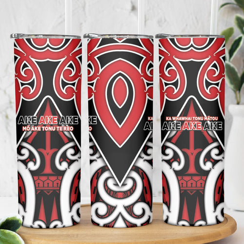 New Zealand Maori Language Week Skinny Tumbler Mo Ake Tonu Te Reo