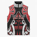 New Zealand Maori Language Week Sleeveless Puffer Jacket Mo Ake Tonu Te Reo
