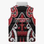 New Zealand Maori Language Week Sleeveless Puffer Jacket Mo Ake Tonu Te Reo