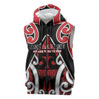 New Zealand Maori Language Week Sleeveless Zip Hoodie Mo Ake Tonu Te Reo