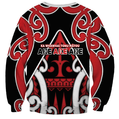 New Zealand Maori Language Week Sweatshirt Mo Ake Tonu Te Reo