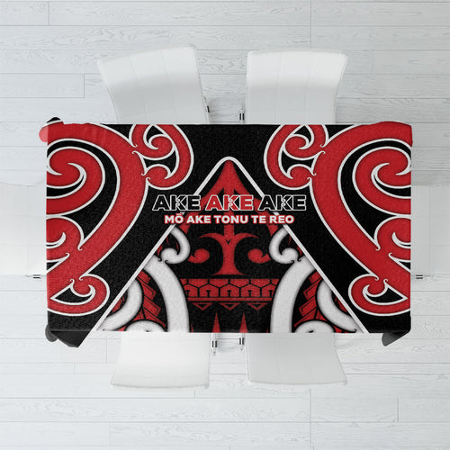 New Zealand Maori Language Week Tablecloth Mo Ake Tonu Te Reo
