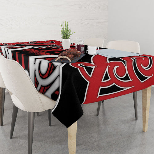 New Zealand Maori Language Week Tablecloth Mo Ake Tonu Te Reo