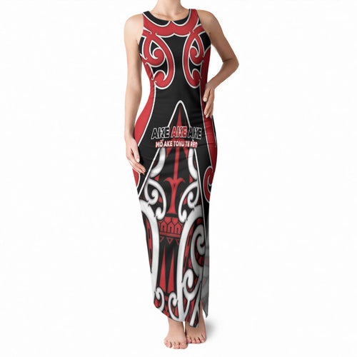 New Zealand Maori Language Week Tank Maxi Dress Mo Ake Tonu Te Reo