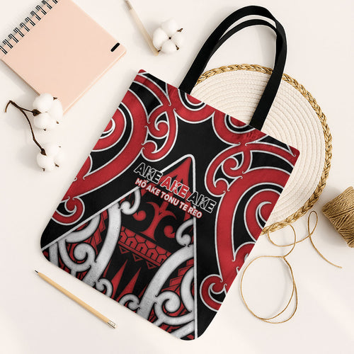 New Zealand Maori Language Week Tote Bag Mo Ake Tonu Te Reo
