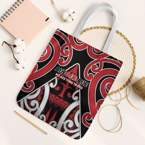 New Zealand Maori Language Week Tote Bag Mo Ake Tonu Te Reo