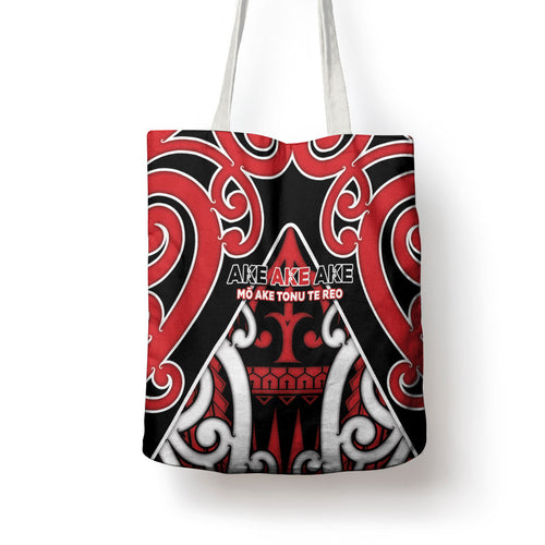 New Zealand Maori Language Week Tote Bag Mo Ake Tonu Te Reo