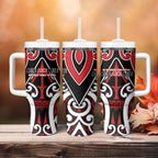 New Zealand Maori Language Week Tumbler With Handle Mo Ake Tonu Te Reo