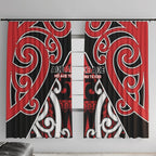 New Zealand Maori Language Week Window Curtain Mo Ake Tonu Te Reo