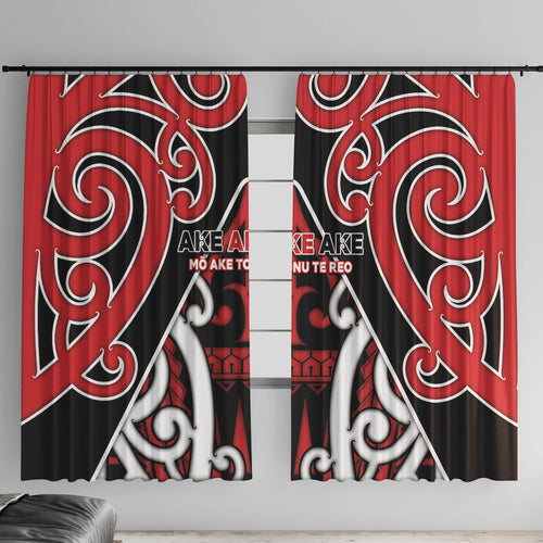 New Zealand Maori Language Week Window Curtain Mo Ake Tonu Te Reo