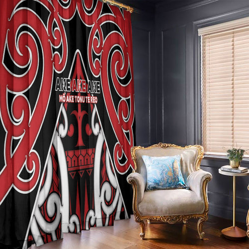 New Zealand Maori Language Week Window Curtain Mo Ake Tonu Te Reo
