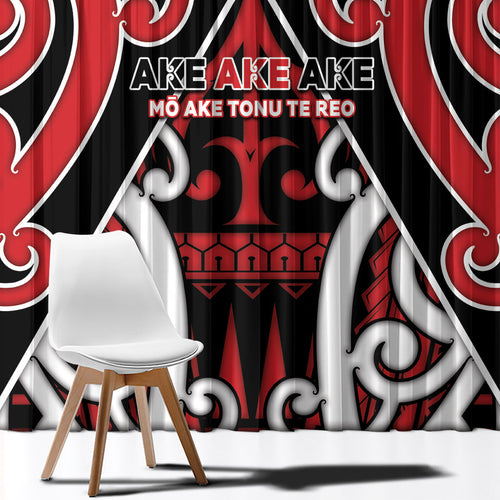 New Zealand Maori Language Week Window Curtain Mo Ake Tonu Te Reo