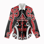 New Zealand Maori Language Week Women Casual Shirt Mo Ake Tonu Te Reo
