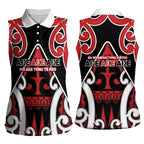 New Zealand Maori Language Week Women Sleeveless Polo Shirt Mo Ake Tonu Te Reo