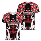 New Zealand Maori Language Week Women V-Neck T-Shirt Mo Ake Tonu Te Reo