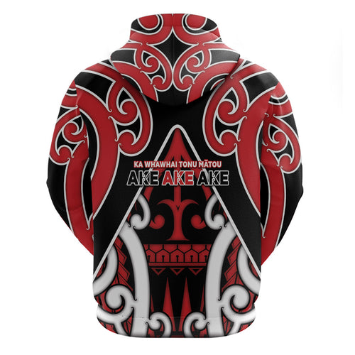New Zealand Maori Language Week Zip Hoodie Mo Ake Tonu Te Reo