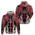 New Zealand Maori Language Week Zip Hoodie Mo Ake Tonu Te Reo