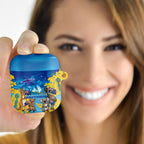 Happy Australia Flag Day AirPods Case Aussie Animals Grunge Style